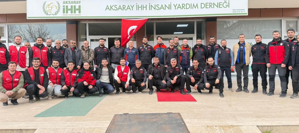 İHH Ekibi Afet Eğitimlerini Bir Üst Seviyeye Taşıdı