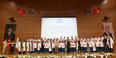 ASÜ Sağlık Bilimleri Fakültesinde Öğrenciler Üniformalarını Giyerek Mesleğe İlk Adımlarını Attı