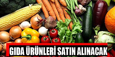 Gıda Ürünleri Satın Alınacak