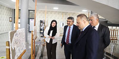 Güzelyurt MYO Öğrencilerinden, “Geleneksel Türk Sanatları Atölye Sergisi”   