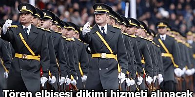 Resmi Kıyafet Dikim Hizmeti Alınacak